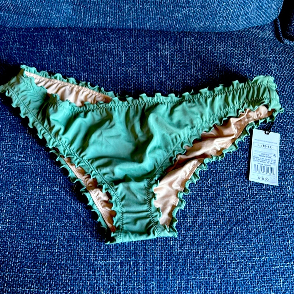 Shade & Shore - Cinch Swim-Bikini Bottom - size large